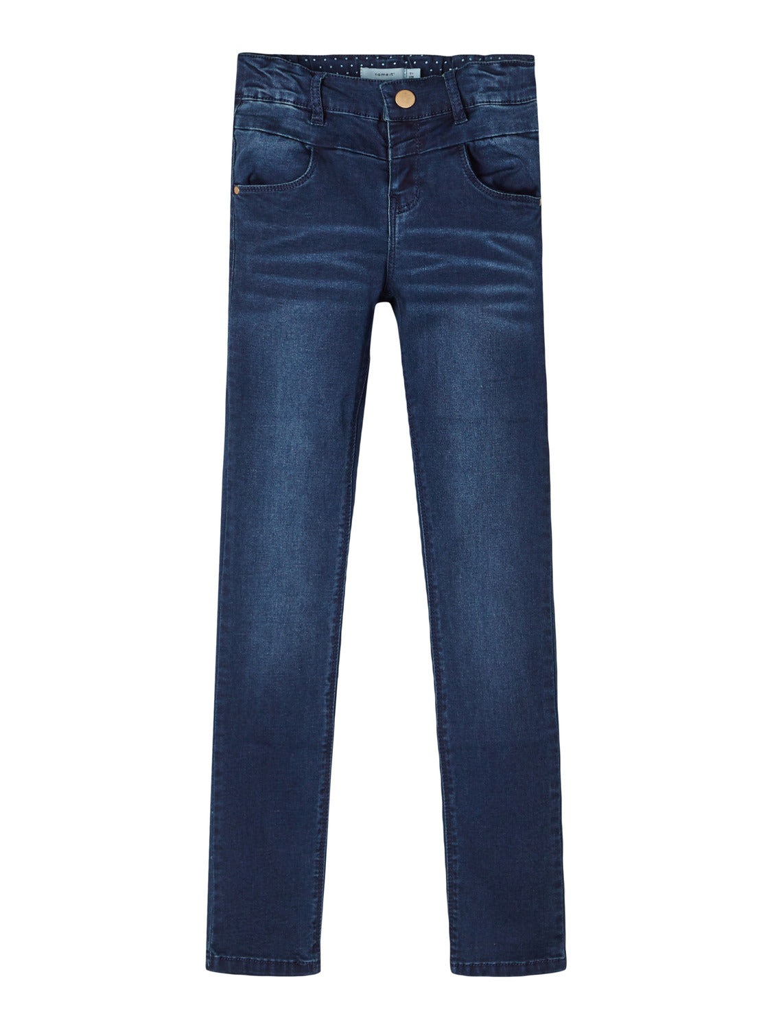 NKFPOLLY Jeans - Dark Blue Denim