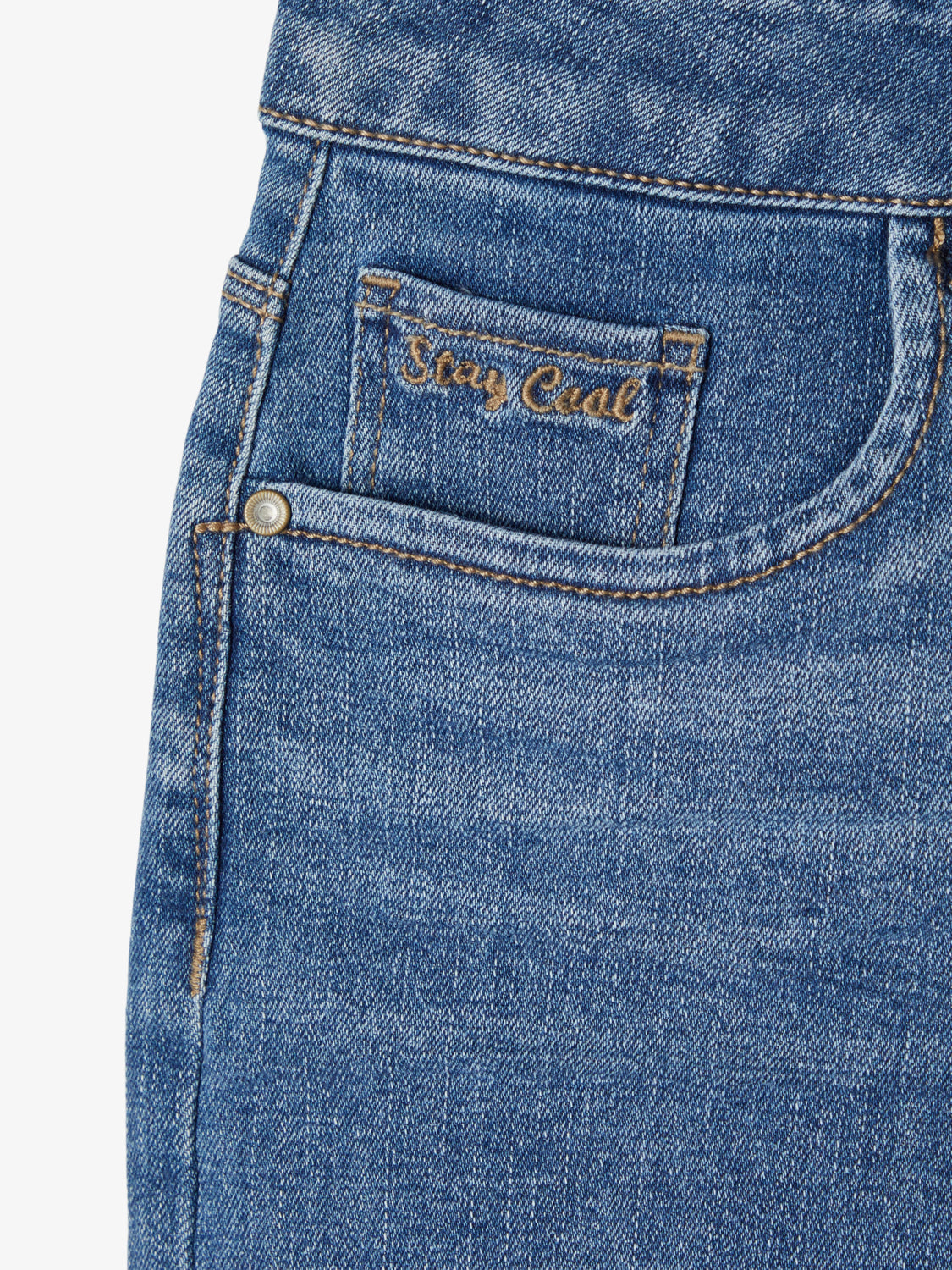 NKFRANDI Shorts - Medium Blue Denim