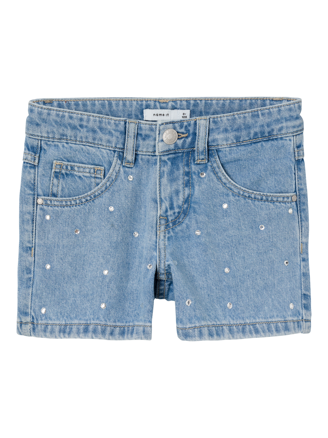 NKFROSE Shorts - Light Blue Denim