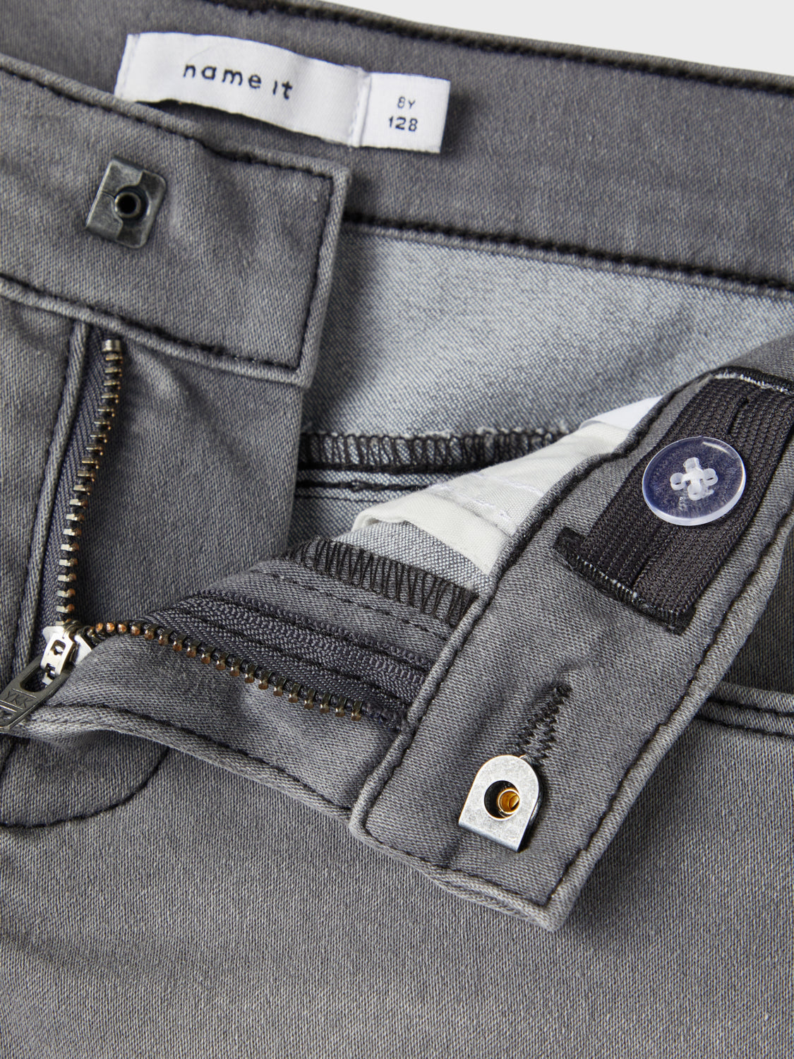 NKFSALLI Shorts - Light Grey Denim