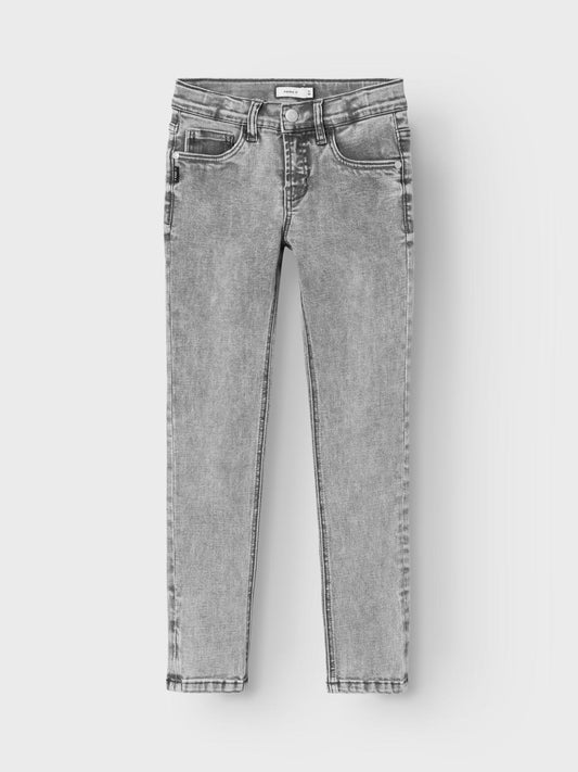 NKMSILAS Jeans - Light Grey Denim