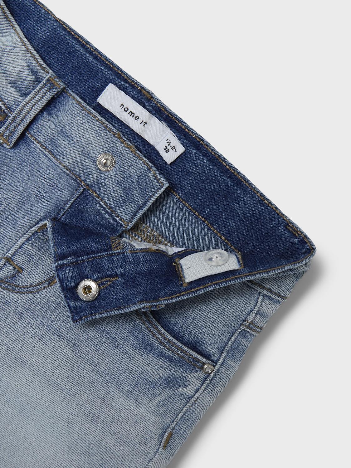 NMFSALLI Shorts - Medium Blue Denim