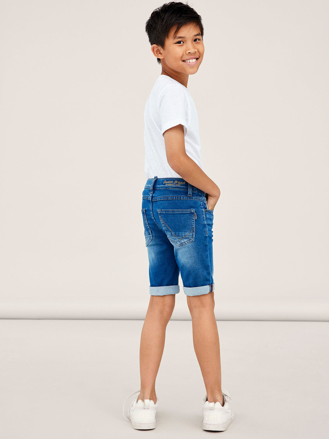 NKMTHEO Shorts - Medium Blue Denim