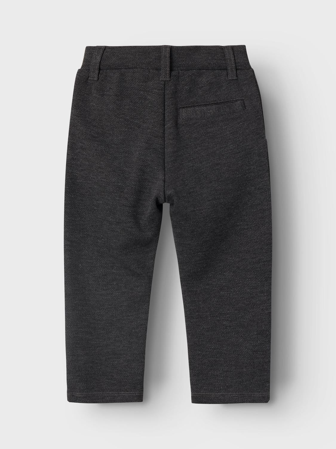 NMMROBINO Trousers - Dark Grey Melange