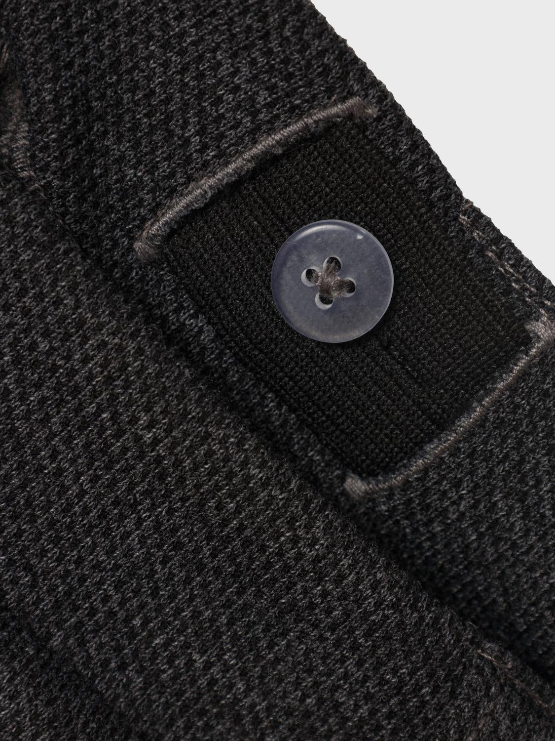 NMMROBINO Trousers - Dark Grey Melange