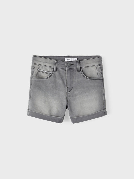 NKFSALLI Shorts - Light Grey Denim