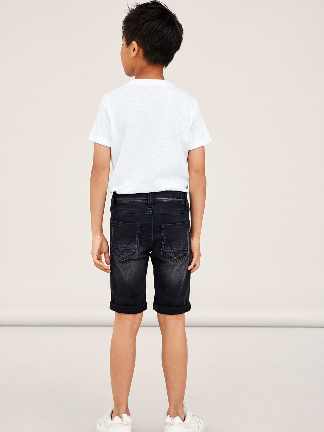NKMTHEO Shorts - Black Denim
