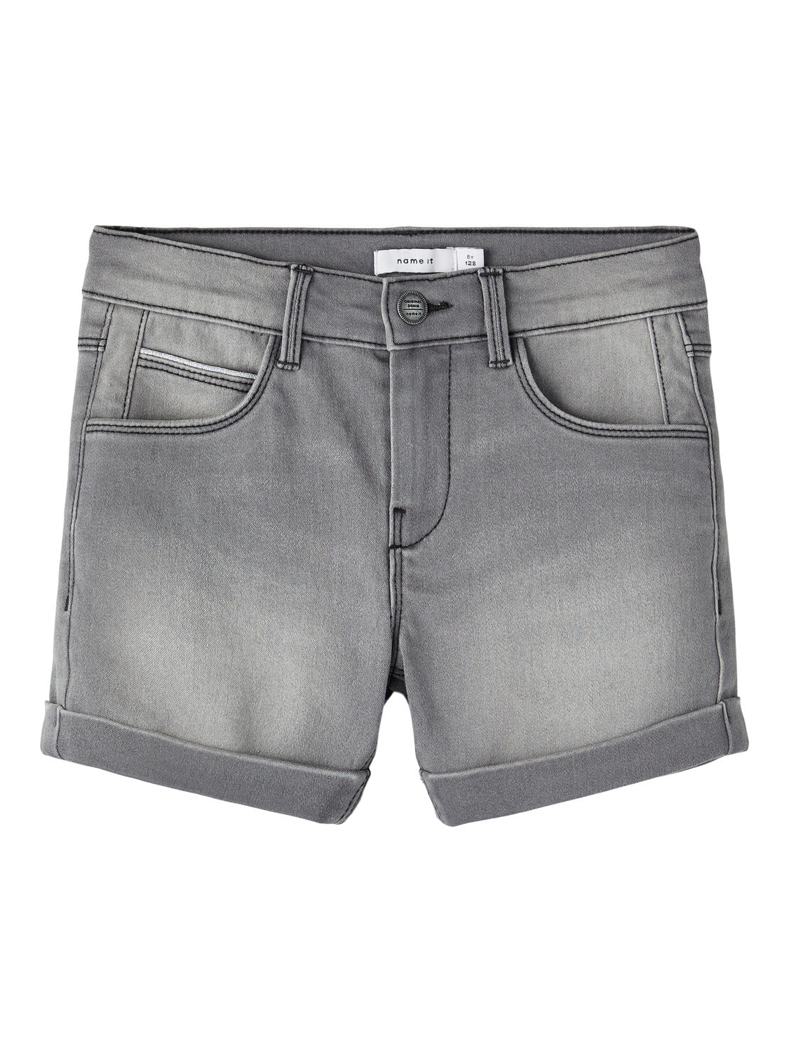 NKFSALLI Shorts - Light Grey Denim