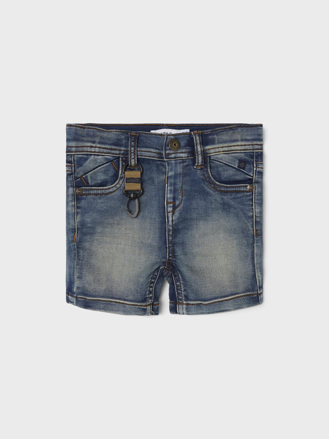 NMMTHEO Shorts - Medium Blue Denim