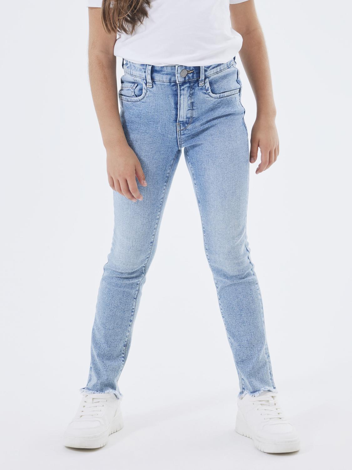 NKFPOLLY Jeans - Light Blue Denim